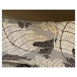 Ikea Leaf Print Upholstered Arm Chair