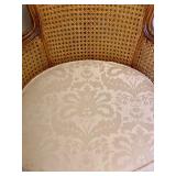 Vintage Rounded Back Accent Arm Chair