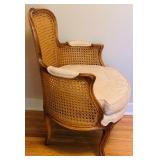 Vintage Rounded Back Accent Arm Chair