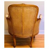 Vintage Rounded Back Accent Arm Chair