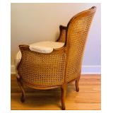 Vintage Rounded Back Accent Arm Chair