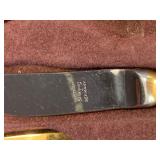 Vintage Bestecke SBS Solingen 24k Gold Plated Flatware Set