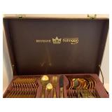 Vintage Bestecke SBS Solingen 24k Gold Plated Flatware Set