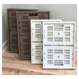 Four Foldable Storage Bins