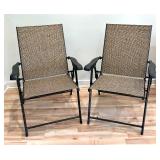 Two Great Folding Patio Chairs