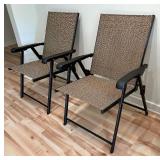 Two Great Folding Patio Chairs