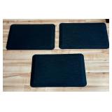 Three Padded Floor Mats by Imprint and Our Table