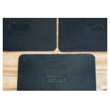 Three Padded Floor Mats by Imprint and Our Table
