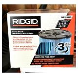 Ridgid 4 Gallon Wet/Dry Vac with New Filter, Auto Detailing Kit and Dust Bags