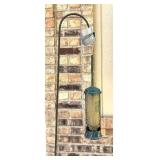 Shepards Hook with Bird Feeder