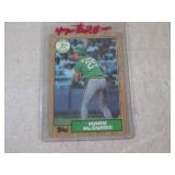 (CNTR) 1987 Topps Mark McGwire Card...