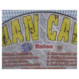 (FS) Man Cave Rules Metal Sign 16 3...
