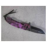 (CNTR) Pink Camo Spring Assist Fold...