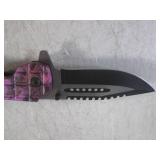 (CNTR) Pink Camo Spring Assist Fold...