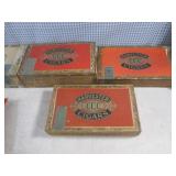 (CSB) Assorted Vintage Cigar Boxes...