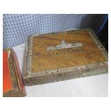 (CSB) Assorted Vintage Cigar Boxes...
