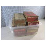 (CSB) Assorted Vintage Cigar Boxes...