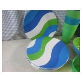 (D-3) Assorted Plates, Bowls, Cups ...