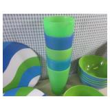 (D-3) Assorted Plates, Bowls, Cups ...