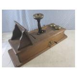 (D-4) Vintage Wood Cabinet Monarch ...