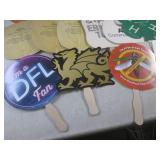 (CS) Lot of 25 Vintage Hand Fans - ...