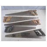 (A-1) 5 Hand Saws...