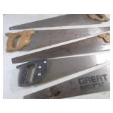 (A-1) 5 Hand Saws...