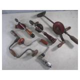 (A-1) Assorted Vintage Hand Drills...