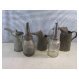 (D-3) Vintage Oill Cans and Bottles...