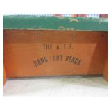 (F-0) Vintage Wood Play Work Benche...