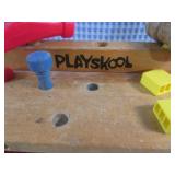 (F-0) Vintage Wood Play Work Benche...