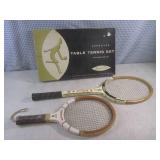 (EW5) Vintage Table Tennis Set and ...