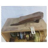 (A-1) Vintage Shoe Shine Chest and ...