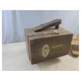 (A-1) Vintage Shoe Shine Chest and ...