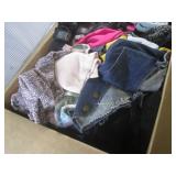 (BR3) Box Full of Clothes, Coats an...