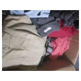 (BR3) Box Full of Clothes, Coats an...