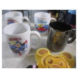 (A-2) Assorted Disney Cups Etc...