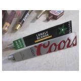 (F-1) 9 Assorted Beer Tap Handles...