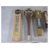 (F-0) 9 Assorted Beer Tap Handles...