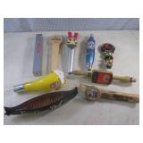 (F-0) 9 Assorted Beer Tap Handles...