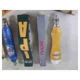(F-3) 9 Assorted Beer Tap Handles...