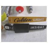 (F-3) 9 Assorted Beer Tap Handles...