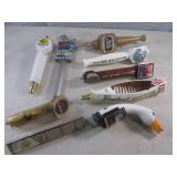 (F-3) 9 Assorted Beer Tap Handles...