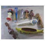 (BR3) 9 Assorted Beer Tap Handles...