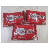 (B-3) 3 Bags of Snack Size Mounds C...