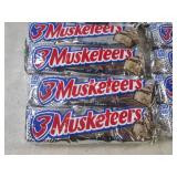 (B-1) 12 3 Musketeers Candy Bars Pa...