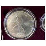 1992 US Olympic Coins 3 Coin Uncirculated Set - $5 Gold Coin $1 Silver Coin & Clad Half Dollar
