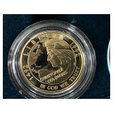 Gold $5, Silver $1 and Half Dollar - Columbus Quincentenary Proof Coins