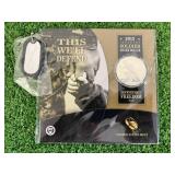 2012 Infantry Soldier Proof Silver Dollar - 26.73 grams 90% Silver