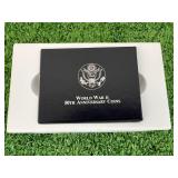 WW2 50th Anniversary Uncirculated Silver Dollar - 26.73 grams 90% Silver